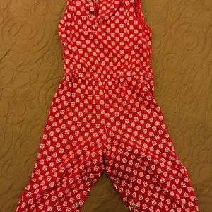 Tank top romper with pants